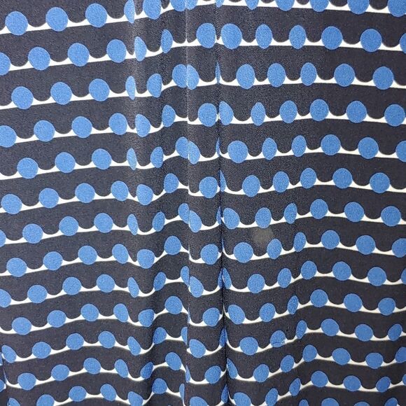 Max Studio black and blue print dress Sz S - Picture 4 of 6